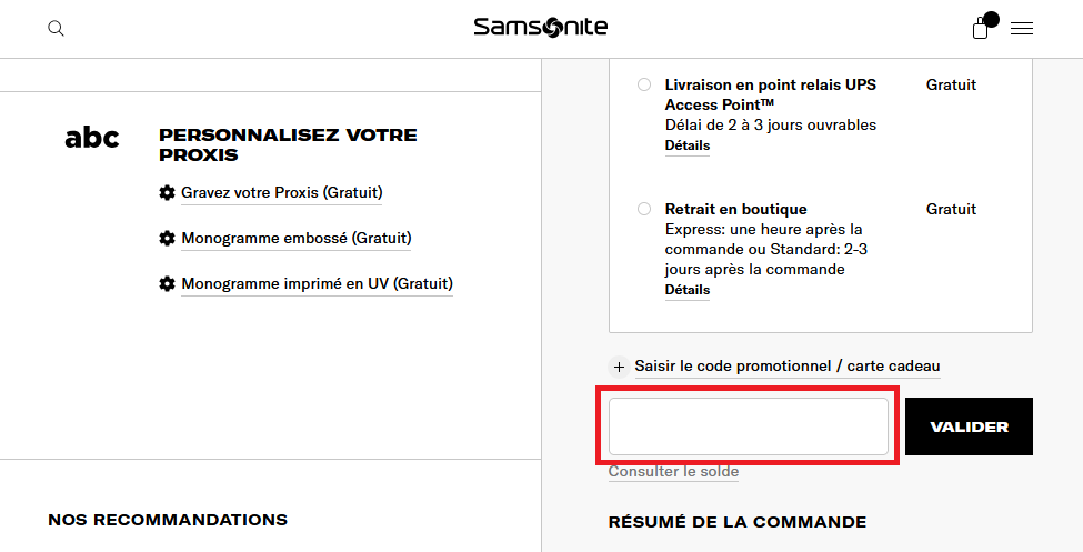 Code Archived Samson Code Promo Samsonite Belgique - 15 % et 35 € de réduction - 2026